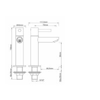Luxe Fonteinkraan Wiesbaden Amador XL Hoog Geborsteld Brons Koper